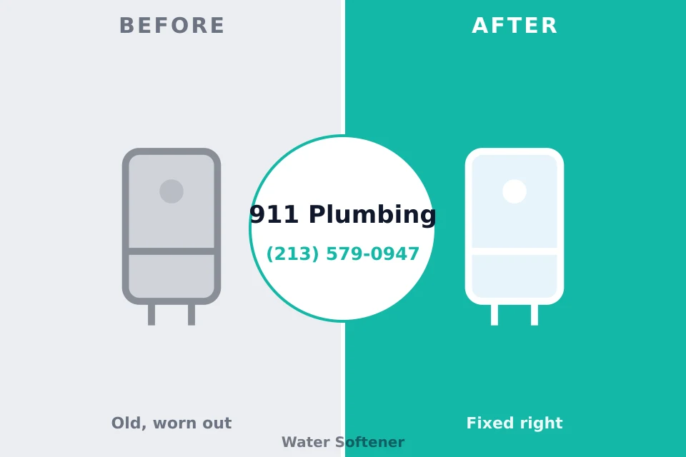 Before and after: plumbing repair San Bernardino, CA